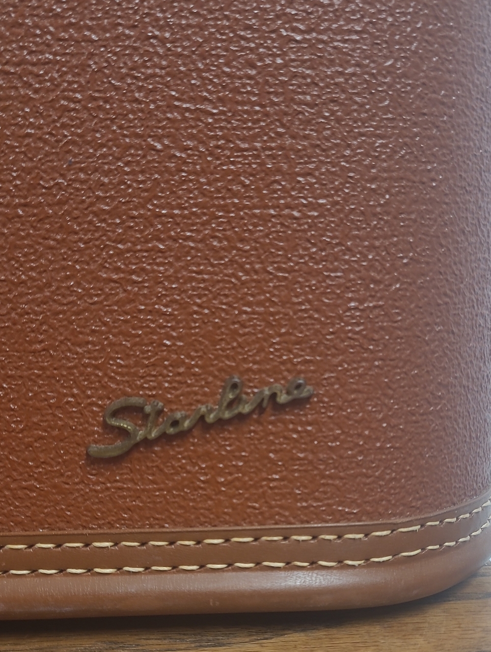 Starline Vintage Lady Baltimore Luggage Train/ Make-up Case w/Gold Tone Hardware - Picture 3 of 16